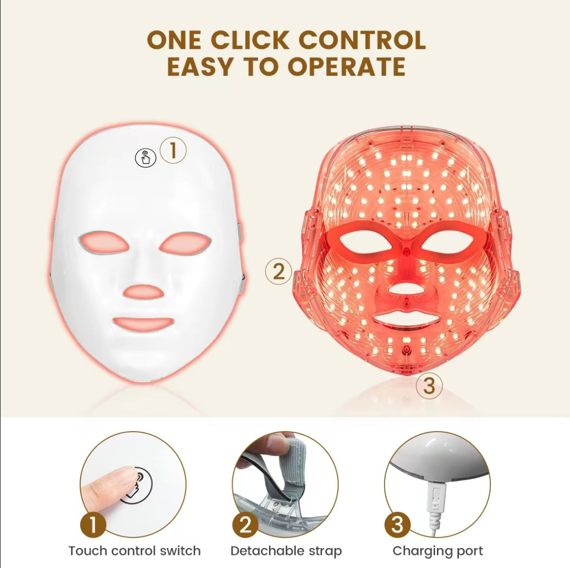 Kavires LED Facial Mask