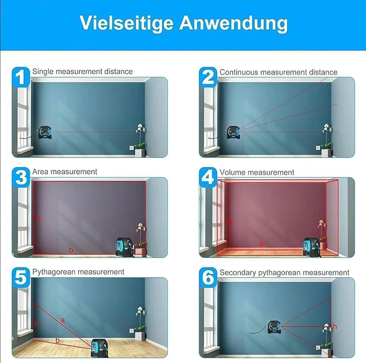 Digital Laser Measuring Tape