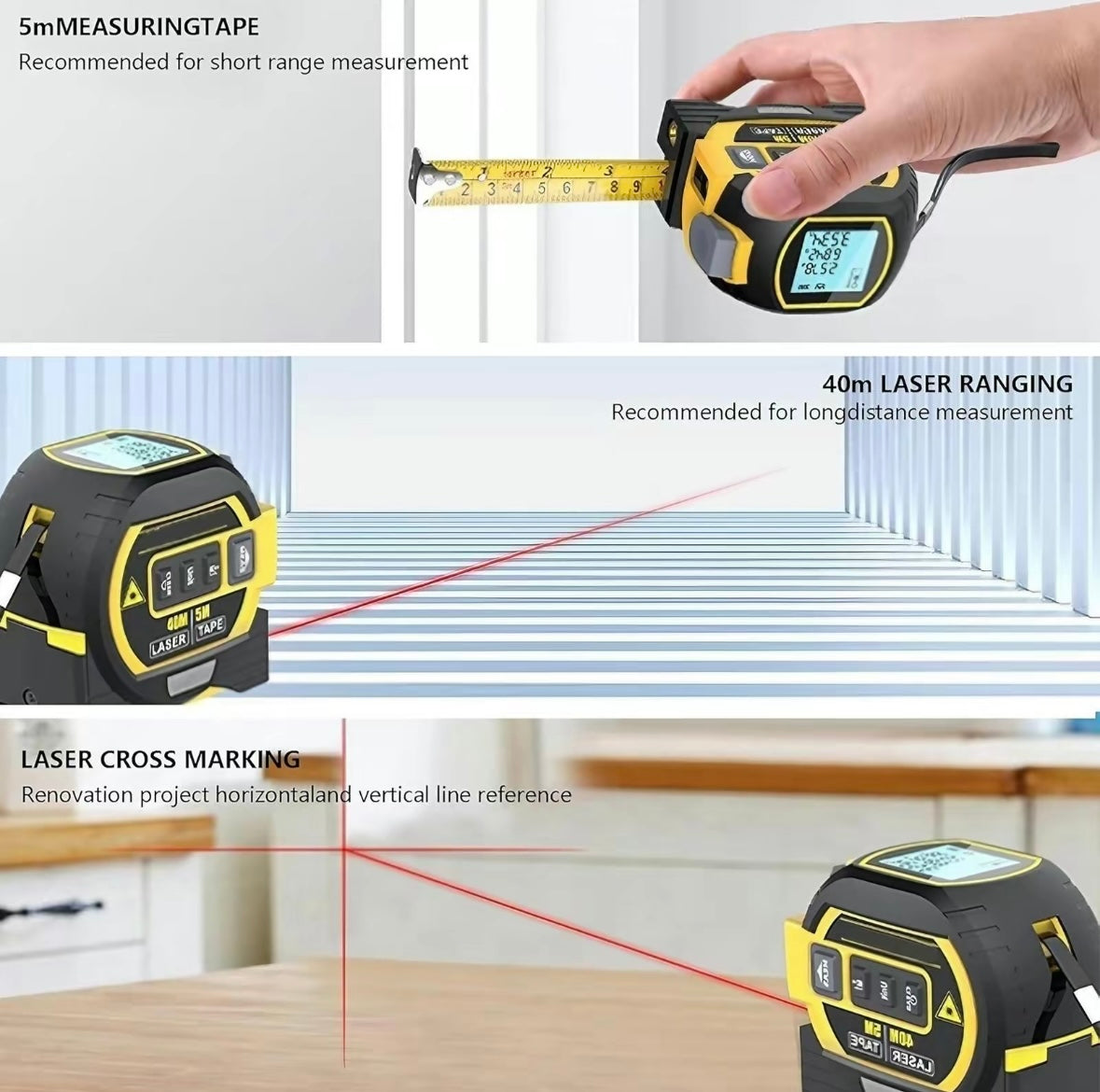 Digital Laser Measuring Tape