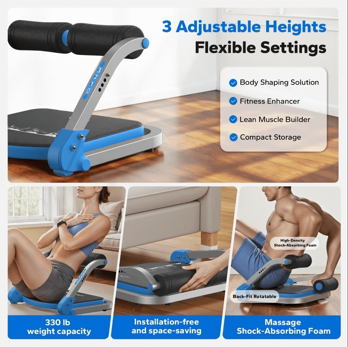 Abdominal Fitness Training Machine - KAVIRES