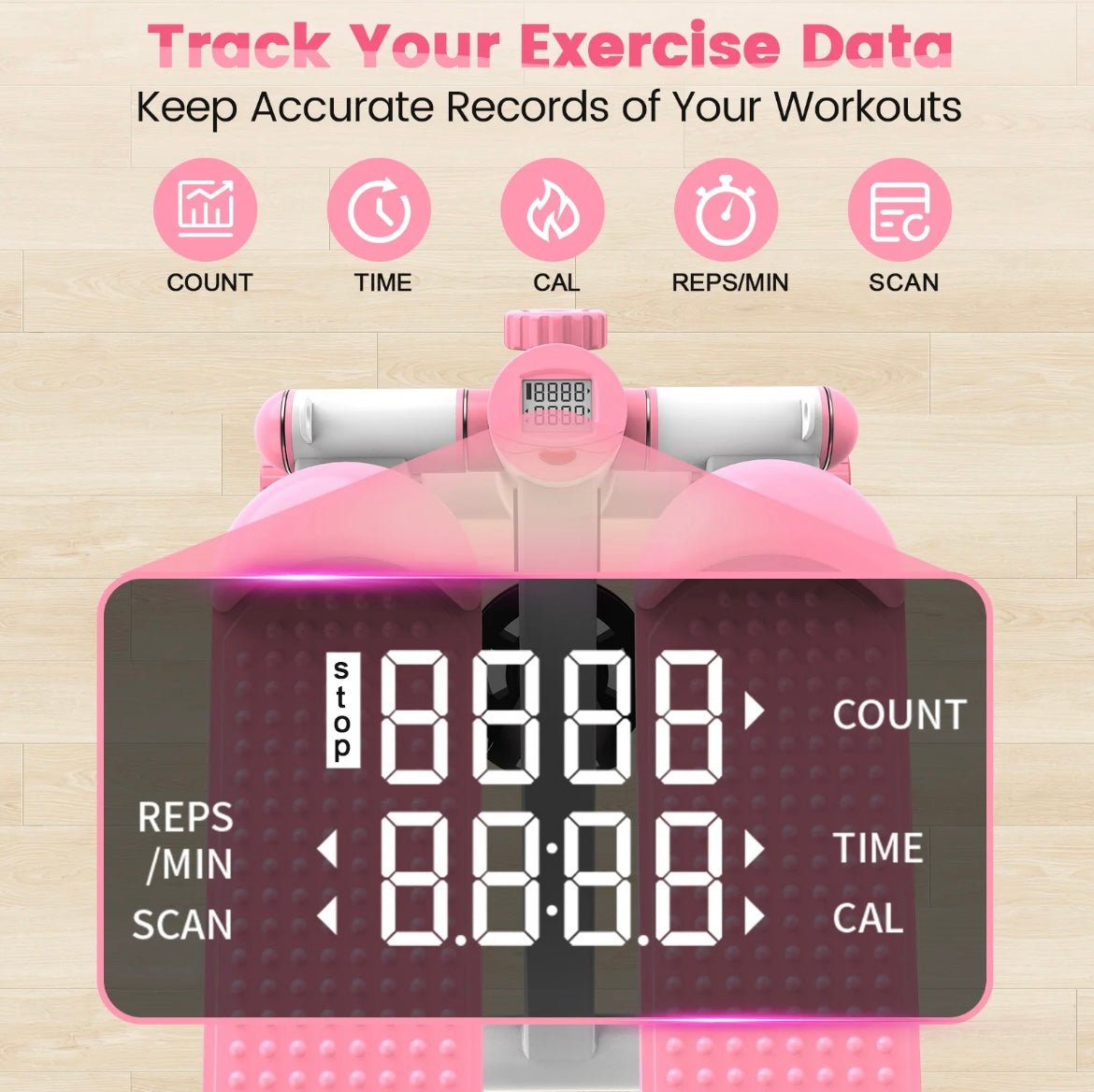 Home Fitness Stepper Machine - KAVIRES