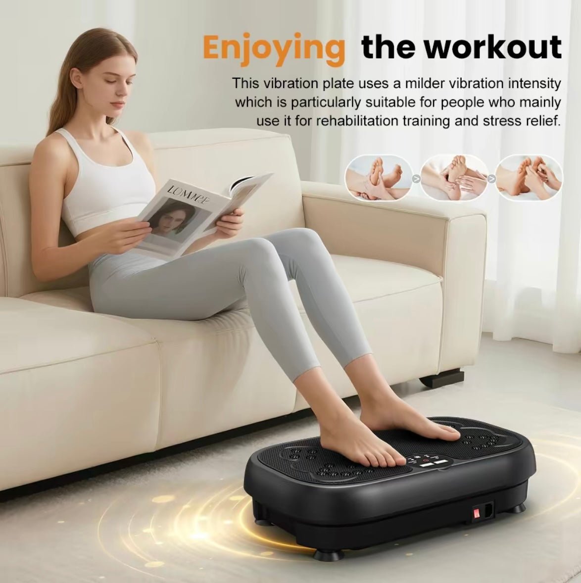 Vibration Plate for Lymphatic Drainage - KAVIRES